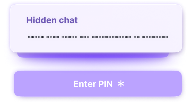 Hidden Chats block image